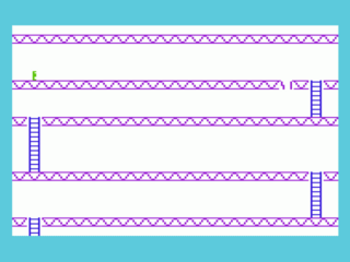 Jumpin Jack title screen for Vic-20